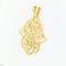 Pendentif Pendentif en or jaune 18 carats 750 58 Facettes 31898