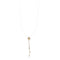Collier Comete - Collier avec fleur en or rose et blanc 18 kt et diamant 58 Facettes 31903