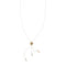 Collier Comete - Collier avec fleur en or rose et blanc 18 kt et diamant 58 Facettes 31903
