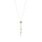 Collier Comete - Collier avec fleur en or rose et blanc 18 kt et diamant 58 Facettes 31903