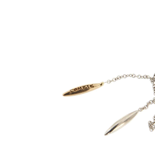 Collier Comete - Collier avec fleur en or rose et blanc 18 kt et diamant 58 Facettes 31903