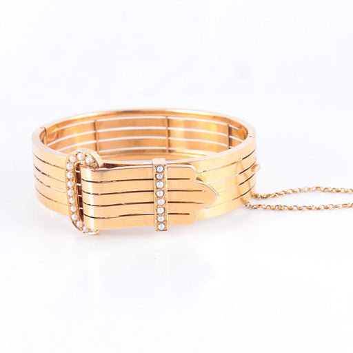 Bracelet Bracelet Ceinture, Or Jaune & Perles Fines 58 Facettes DV0032-24