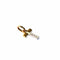 Pendentif Croix bicolore - Pendentif en or 18k et diamant 58 Facettes 47297975
