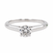 Bague 49 Cartier 1895 - Bague solitaire en platine et diamant 58 Facettes 3202700RV