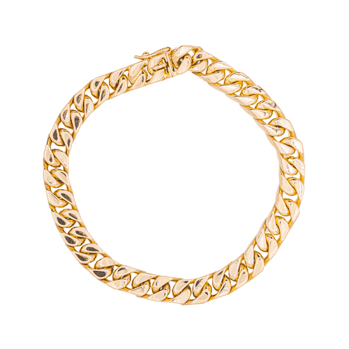 Bracelet Bracelet maille gourmette en or jaune 18 carats 58 Facettes 3203665CN