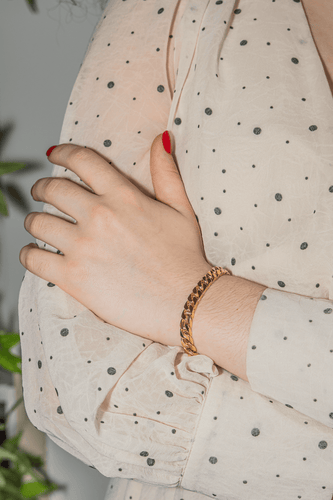 Bracelet Bracelet maille gourmette en or jaune 18 carats 58 Facettes 3203665CN