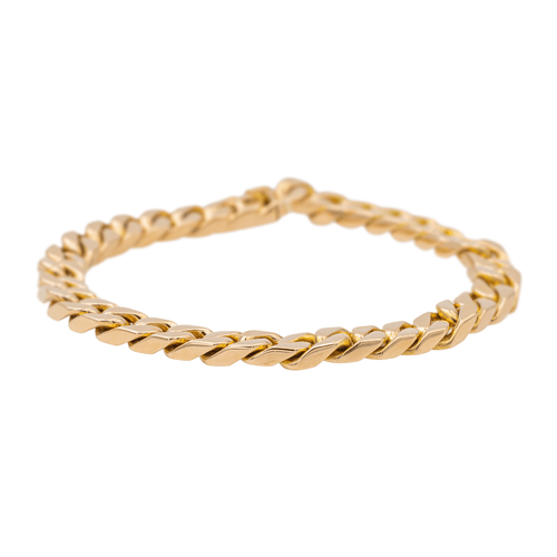 Bracelet Bracelet maille gourmette en or jaune 18 carats 58 Facettes 3203665CN