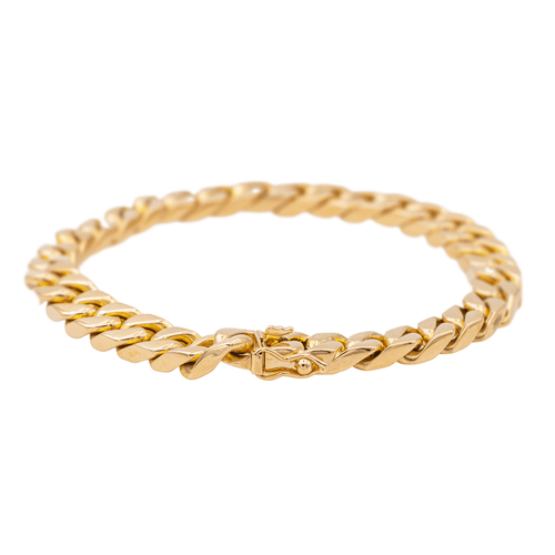 Bracelet Bracelet maille gourmette en or jaune 18 carats 58 Facettes 3203665CN