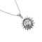 Collier Unoaerre - Collier de perles avec pendentif soleil et lune en or blanc 18 carats 58 Facettes 32074