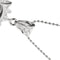 Collier Unoaerre - Collier de perles avec pendentif soleil et lune en or blanc 18 carats 58 Facettes 32074