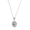 Collier Unoaerre - Collier de perles avec pendentif soleil et lune en or blanc 18 carats 58 Facettes 32074