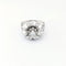 Bague 54 Bague florale en or blanc 18 carats et diamants 58 Facettes 32109