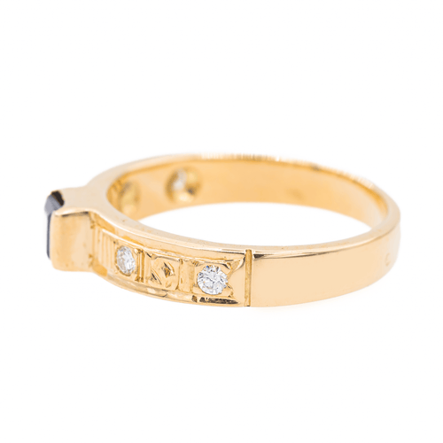 Bague 51 Bague Or rose Saphir, Diamant 58 Facettes 3218748CN