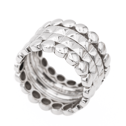 Bague 53 Mauboussin Bague Route de Tennesse Or blanc 58 Facettes 3218889CN