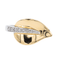 Bague 61 Bague Feuille Or blanc, Or jaune Diamant 58 Facettes 3221913CN