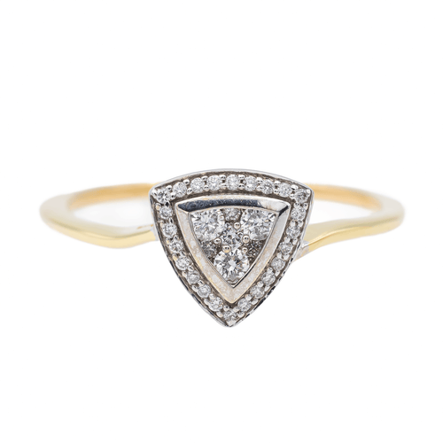 Bague 62 Bague en or blanc 18 carats sertie de diamants 58 Facettes 3221914CN