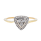 Bague 62 Bague en or blanc 18 carats sertie de diamants 58 Facettes 3221914CN