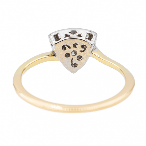 Bague 62 Bague en or blanc 18 carats sertie de diamants 58 Facettes 3221914CN