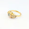 Bague 52 Bague Tank Art déco en or jaune 18 carats et diamant 58 Facettes 32237