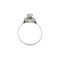 Bague 61 Bague fleur en or blanc 18 carats et diamants 0,95 ct 58 Facettes 32265