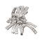 Pendentif Pendentif broche en or blanc 18 carats et platine avec diamants 58 Facettes 3227160CN