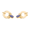 Boucles d'oreilles Boucles d’oreilles en or jaune 18 carats serties de cordiérites 58 Facettes 3227863CN