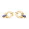 Boucles d'oreilles Boucles d’oreilles en or jaune 18 carats serties de cordiérites 58 Facettes 3227863CN