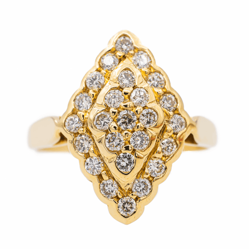 Bague 55 Bague Marquise Or jaune Diamant 58 Facettes 3227869CN