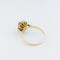 Bague 54 Bague Marguerite en or jaune 18 carats, diamants et rubis 58 Facettes 32293