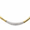 Collier Collier en or jaune et blanc 18 carats serti de diamants 58 Facettes 3230358CN