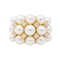 Bague 50 Bague cocktail en or jaune 18 carats avec perles et diamants 58 Facettes 3230366CN