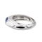 Bague 51 Piaget - Bague en or blanc avec saphir ovale et diamant 58 Facettes 3230367CN