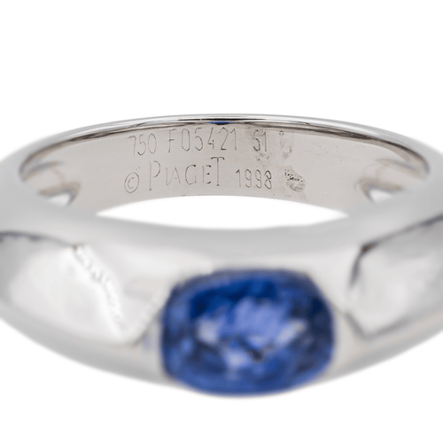 Bague 51 Piaget  Bague  Or blanc Saphir, Diamant 58 Facettes 3230367CN