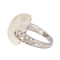 Bague 51 Pomellato Luna - Bague en or blanc avec pierre de lune et diamants bruns 58 Facettes 3230374CN