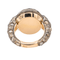 Bague 51 Pomellato Bague Cocktail Tango Or rose Quartz, Diamant 58 Facettes 3230375CN