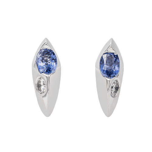 Boucles d'oreilles Piaget Boucles d'oreilles  Or blanc Saphir, Diamant 58 Facettes 3230379CN