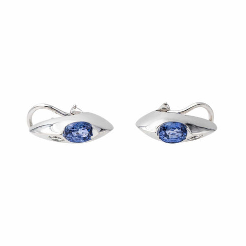 Boucles d'oreilles Piaget Boucles d'oreilles  Or blanc Saphir, Diamant 58 Facettes 3230379CN