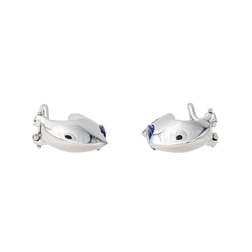 Boucles d'oreilles Piaget Boucles d'oreilles  Or blanc Saphir, Diamant 58 Facettes 3230379CN