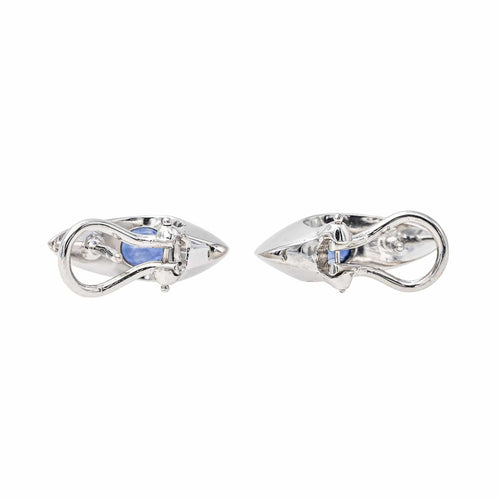 Boucles d'oreilles Piaget Boucles d'oreilles  Or blanc Saphir, Diamant 58 Facettes 3230379CN