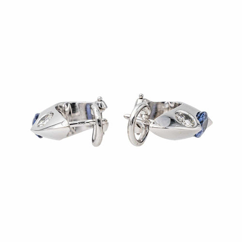 Boucles d'oreilles Piaget Boucles d'oreilles  Or blanc Saphir, Diamant 58 Facettes 3230379CN