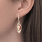 Boucles d'oreilles Boucles d’oreilles camées rondes en or jaune 18 carats 58 Facettes 32305