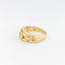 Bague 53 Bague bandeau en or jaune 18 carats avec diamant 0,10 ct 58 Facettes 32399