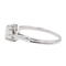 Bague 61 Bague Solitaire Or blanc Diamant 58 Facettes 3241059CN