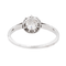 Bague 61 Bague Solitaire Or blanc Diamant 58 Facettes 3241059CN