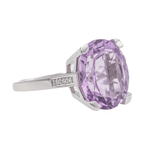 Bague 54 Mauboussin Bague Mon bébé d'amour Or blanc Améthyste, Diamant 58 Facettes 3241065CN