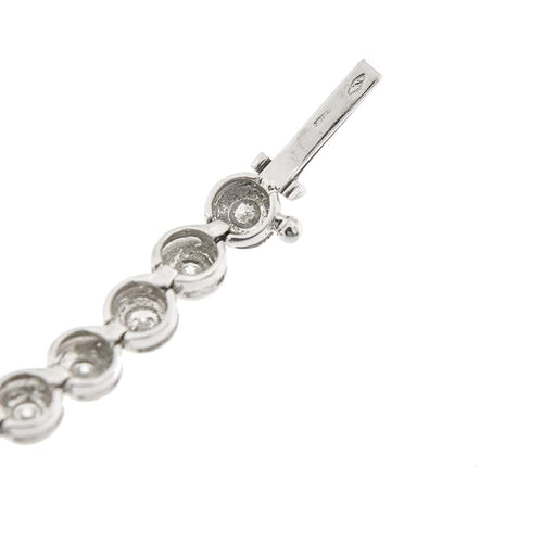 Bracelet Bracelet tennis - Bracelet en or blanc 18 ct et diamants 58 Facettes 32422