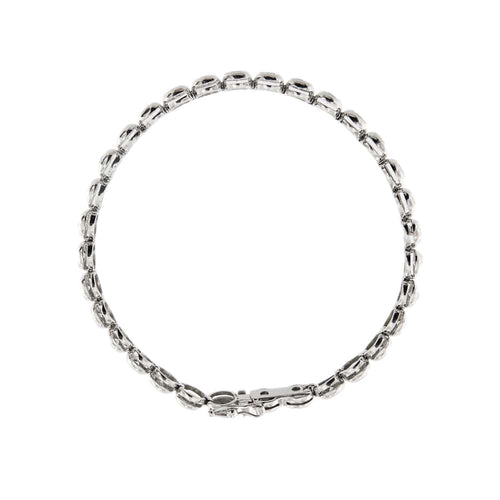 Bracelet Bracelet tennis - Bracelet en or blanc 18 ct et diamants 58 Facettes 32422