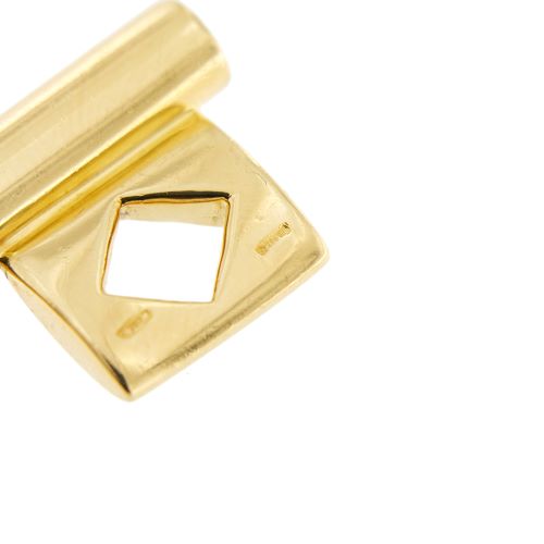 Collier Pomellato - Collier à chaîne rolô avec pendentif clé en or jaune 58 Facettes 32426