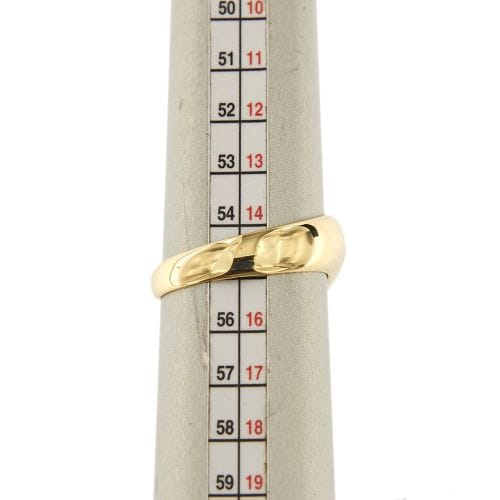 Bague 55 Bague jonc en or jaune 18 carats au lapis-lazuli cabochon 58 Facettes 32435