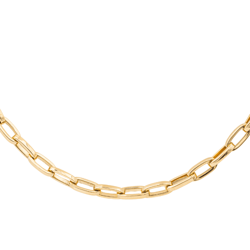 Collier Collier chaîne maille forçat en or jaune 18 carats 58 Facettes 3243949CN